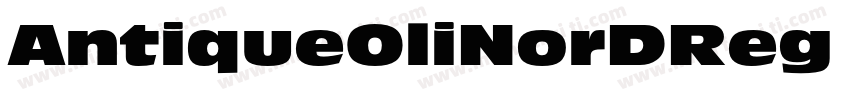 AntiqueOliNorDReg Italic字体转换